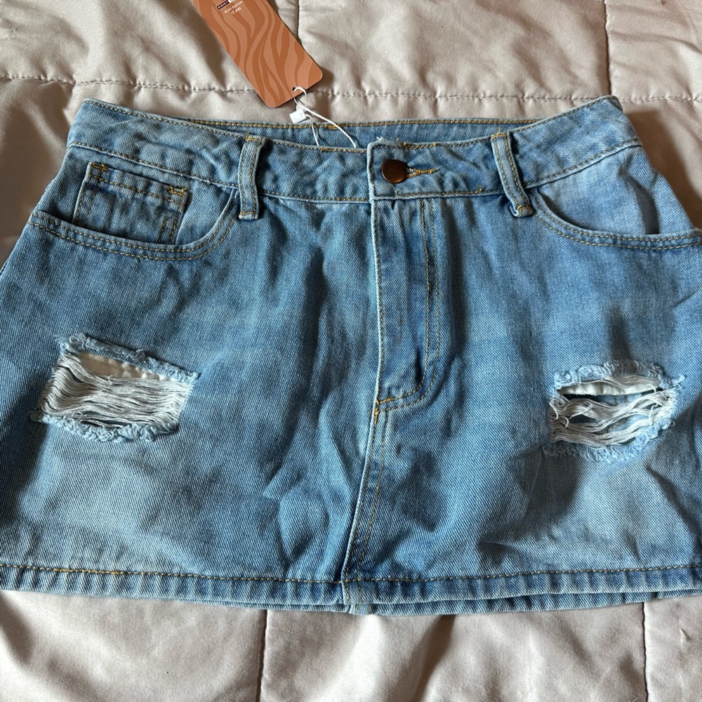 Shein brand new Jean skirt